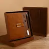 Caja de Regalo Personalizada para Cuaderno Set Se Puede Imprimir con Logo, Regalo para Empresa Escuela, Regalo Conmemorativo, Recuerdo Práctico Personalización