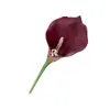 Flores artificiales, tacto suave, lirios de cala de plástico, arreglos florales decorativos para salas de estar, accesorios para fotografía de bodas y ramos de novia