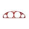 Adequado para BMW BMW velho 3 série E46 fibra de carbono M3 painel de exibição de instrumentos de controle central adesivos decorativos modificados adesivos decorativos de moldura de cobertura