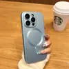 Adecuado para Funda Magnética Creativa de Teléfono Apple 17, Color Sólido Metálico Película para Lente iPhone 16 Pro Max Protección Completa