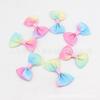 Nuevo Estilo 35-60mm Estilo Coreano Lazo Arcoíris Grande Pasador de Pelo DIY Diadema Accesorios Creativos para Ropa