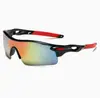 Óculos de Sol Refletivos com Película Colorida Deslumbrante 009181 Espelho Esportivo Atacado Óculos para Ciclismo ao Ar Livre Masculino e Feminino Novos Óculos de Sol