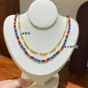 Collar de Piedra Natural con Cuentas, Retro, Simple, Elegante, Versátil, Cadena para Clavícula en Capas de Lujo Ligero, Nicho, Gama Alta para Mujer