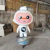 Escultura de Mascote Personalizada em Fibra de Vidro, Personagem de Propriedade Intelectual de Desenho Animado, Decoração de Figura de Boas-Vindas de Chão para Loja Externa