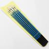 Tongchuan Art Supplies Pincel Leque de Cerdas de Porco Pincel Leque Rabo de Peixe para Aquarela Conjunto de 6 Pincéis para Guache