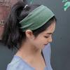 Banda para el cabello de ala ancha tejida, diadema coreana, tocado de celebridades de Internet, banda para el cabello, maquillaje para lavado facial que combina con todo, bandana deportiva para el cabello