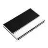 Fábrica Directa Metal Acero Inoxidable Porta Tarjetas de Presentación Estuche para Tarjetas de Negocio Hombres Mujeres Porta Tarjetas Anti-Magnético Cartera para Tarjetas de Negocio Logo Personalizado