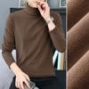 Ropa interior térmica de doble cara de alta gama para hombre, con forro polar y engrosada para abrigar, top de cuello alto para hombre, modelo Otoño e Invierno 2026