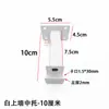 Soporte de Tubo Cuadrado para Pared Superior Estante de Montaje Colgante Lateral para Tienda de Ropa Gancho de Tubo Cuadrado para Pared Superior Izquierdo y Derecho