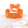 Pulsera de Correa con Borla de Remache de Estrella de Cinco Puntas, Pulsera Tejida de Estilo Étnico Colorido, Accesorios Transfronterizos de Estilo Mixto Multicolor