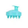 Escova de Shampoo Novo Modelo Transfronteiriça para Limpeza do Couro Cabeludo, Escova Massageadora de Cabelo, Escova Suave de Gel para Shampoo e Banho, Atacado
