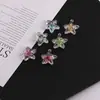 Cara Sonriente Luminosa del Océano Estrella Brillo Acrílico DIY Hecho a Mano Accesorios para el Cabello Llavero Colgante para Bolsos Joyería