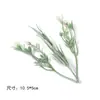 Plantas Verdes Simuladas, Plantas Acuáticas con Escarcha Blanca, Accesorios para Plantas Verdes Simuladas, Adornos en Maceta para Balcón de Casa, Sala de Estar en Stock