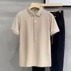 Moda Japonesa Popular Juvenil Artística 2023 Estándar Simple Color Sólido Camisa POLO Niños Manga Corta Moda Verano Nuevo Estilo