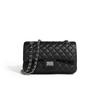 Bolsa Transversal de Ombro Único em Couro com Textura Camada Superior 2026, Bolsa Feminina em Couro Genuíno, Bolsa Feminina Acolchoada com Corrente Estilo Chanel, Bolsa Modelo Novo