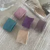 Elástico de Cabelo de Borracha Sem Costura Estilo Ins para Rabo de Cavalo Elástico Alto e Durável Corda Simples para Cabelo Acessórios de Cabelo Cobertura de Couro