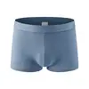 Ropa interior de algodón para hombre al por mayor ropa interior blanca para hombre cintura transpirable boxer tejido color liso una generación de pelo