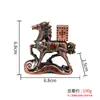 Ornamento de Mahjong Liga da Sorte para Virar o Jogo, Peça de Decoração para Sala de Estar em Casa, Artesanato de Cavalo da Sorte para Dinheiro