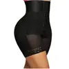 Tk Calça Body Modeladora de Três Botões para Afinar a Barriga Levantar o Bumbum Zíper na Virilha Cintura Alta Tamanho Grande Feminina Slimming