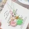 Pequeño Ruyi Galaxia Exquisitamente Tallado Imitación Jade Hetian Accesorios DIY Calcedonia Cuentas Sueltas Pulsera de Cuentas Joyería Colgante de Mano Cuenta