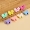 Cuentas Acrílicas Populares Transfronterizas, Cuentas Redondas con Agujero Grande de Cara Sonriente, Cuentas para Manualidades DIY Infantiles, Cuentas Sueltas de Colores Caramelo