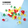 Cubos de gelo simulados, gelo picado acrílico de pedras preciosas multicoloridas, adereços de fotografia para decoração de aquário, cubos de gelo falsos de plástico, acessórios DIY
