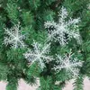 Amazon Transfronterizo Temu Decoración Navideña Plástico PVC Pequeños Copos de Nieve Lentejuelas Accesorios para Adornos de Árbol de Navidad