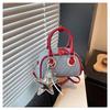 Bolsas de Alta Gama Transfronterizas para Mujer Verano 2025 Nueva Moda Bolso Cruzado Estilo Coreano Mezclilla Popular Bolso Bowling