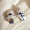 Sapatos para Bebê de 0-1 Ano Sapatos de Bebê para Primavera e Outono Solado de Borracha Antiderrapante Sapatos para Crianças Pequenas Sapatos Casuais Esportivos para Bebê
