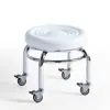 Taburete pequeño con ruedas, taburete bajo, taburete de rodaje silencioso, taburete para caminar para niños, taburete de manicura, taburete de pedicura, taburete para cambiarse de zapatos, herramienta para el cuidado infantil