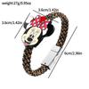 Transfronterizo Europeo y Americano Caliente Dibujos Animados Animación Panjiadora Linda Serie de Mickey Pulsera de Joyería de Cuerda Tejida Venta al por Mayor