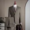 [Terno de Elite para o Dia a Dia] Terno Masculino, Casual de Negócios, Formal Slim-Fit para o Trabalho, Terno de Alta Qualidade Sem Passar