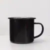 Venta al por mayor de fábrica Taza de esmalte colorida europea Taza de esmalte Taza estilo camping al aire libre Taza de agua publicitaria Logo personalizado