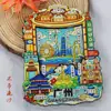 Série GuangdongGuangzhou Yangcheng Yueyun Huacheng Cenário Ímãs de Geladeira Souvenirs Turísticos Culturais e Criativos Adesivos Magnéticos