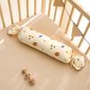 Almohada de confort para bebé, almohada para dormir de lado, almohada de caramelo, gasa de algodón, extraíble y lavable, almohada anticolisión cilíndrica larga