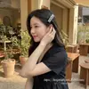 Pente de Cabelo Cinza Retrô Estilo Francês com Strass, Ferramenta para Penteado Rápido, Acessório de Cabelo Moderno e de Alta Qualidade, Ferramenta Versátil para Coques