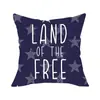 Almohada Transfronteriza del Día de la Independencia Paz Gratis Cojín para Sofá de Sala Decoración del Hogar Funda de Cojín de Mesita de Noche Venta al por Mayor