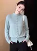Cárdigan de Ganchillo Hueco Francés Moda Femenina Ropa Exterior Suéter 2026 Nuevo Top Blusa de Principios de Primavera