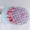 Touca de Banho Impermeável Touca Descartável para Banho Touca de Banho com Estampa de Desenho Chapéu à Prova de Óleo e Fumaça