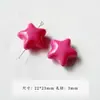Dulce Genial BarbieGugubi Mengli Serie Rosa Negra Bolígrafo Corazón Flor Acrílico Hecho a Mano DIY Accesorios Materiales