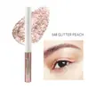 LOOKAVE Delineador de Ojos Diamante Perlado Sombra de Ojos Brillante 12 Colores Mini Lentejuelas Suave Pincel Fino Cabeza Transfronterizo