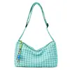 Bolsa de Mão e Bolsa Transversal Simples Estilo Coreano para Mulheres no Atacado, Bolsa de Armazenamento Portátil Multicor, Bolsa de Ombro Versátil de Grande Capacidade