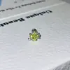 Coleção de Unhas de Osso de Ouvido de Aço Titânio Verde Menta Transparente Pequenas Frescas Microcravejadas com Zircônia Doces Brincos de Trevo de Quatro Folhas