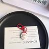 Lindo Sombrero Llavero de Navidad Llavero de Chica Ins Regalo de Pareja Novia Colgante de Navidad Accesorios Adornos Colgantes