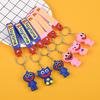 Llavero de Dibujos Animados Poppy 3D para Manualidades al por Mayor, Colgante de Bolso de Resina, Llavero de Goma Suave, Muñeca de Caja Ciega