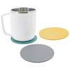 Posavasos de Silicona Nuevo de Fábrica Redondo Diámetro 10cm Aislamiento Térmico Antiescaldante Posavasos de Vidrio Alta Temperatura Engrosado Almohadilla de Aislamiento Térmico