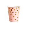 Juego de platos de papel desechables con estampado en caliente de 7 y 9 pulgadas transfronterizos, vajilla con estampado en caliente, plato de papel con punta de onda, plato de papel para decoración de fiestas, comercio exterior