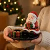 Colección Encantadora de Portavelas de Cerámica: Portavelas de Cerámica Navideños