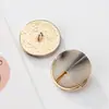 Botões de Resina, Conjuntos de Botões da Moda, Casacos Simples para Terno, Botões Metálicos Versáteis para Mulheres, Botões de Pelo para Casacos de Lã, Decorativos
