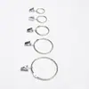 Gancho para cortina clip gancho clip de acero inoxidable accesorios para cortina anillo clip anillo de apertura anillo de cortina clip de cortina